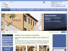 Tablet Screenshot of hotelambach.de